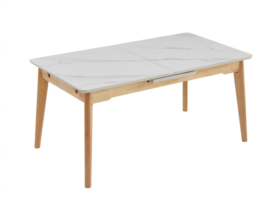 Denholm Extension Dining Table Snow White