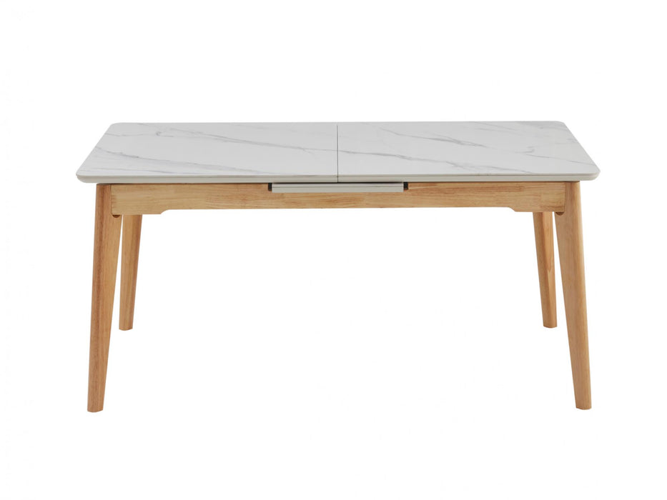 Denholm Extension Dining Table Snow White