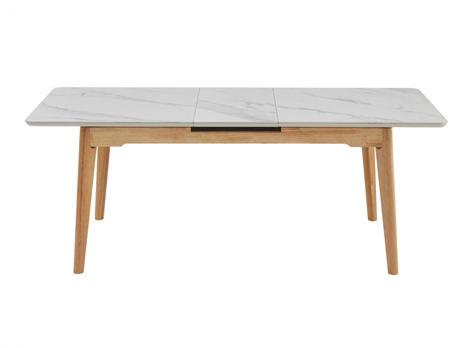 Denholm Extension Dining Table Snow White
