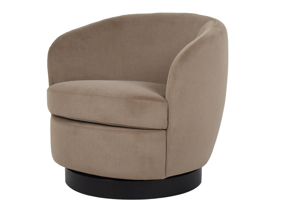 Belden Swivel Occasional Chair Latte