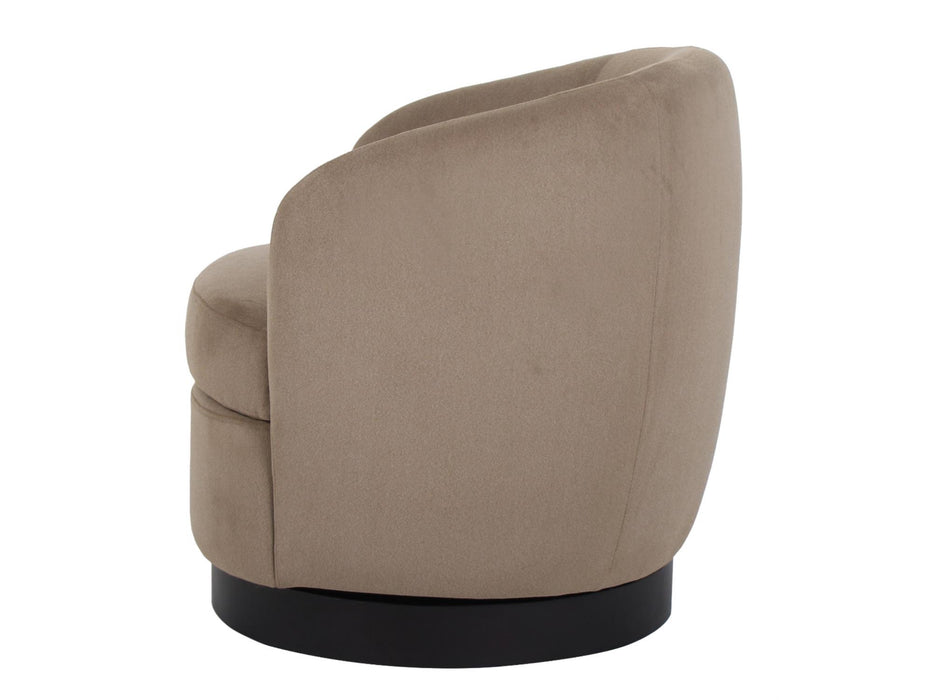 Belden Swivel Occasional Chair Latte
