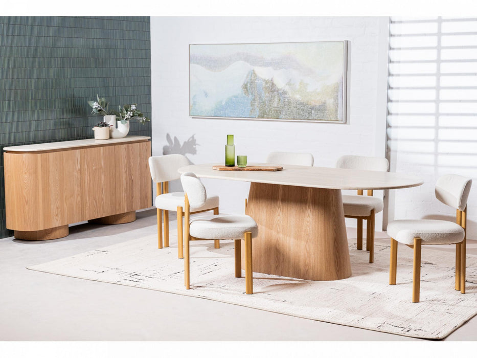 Carden Dining Chair Beige (Set of 2)