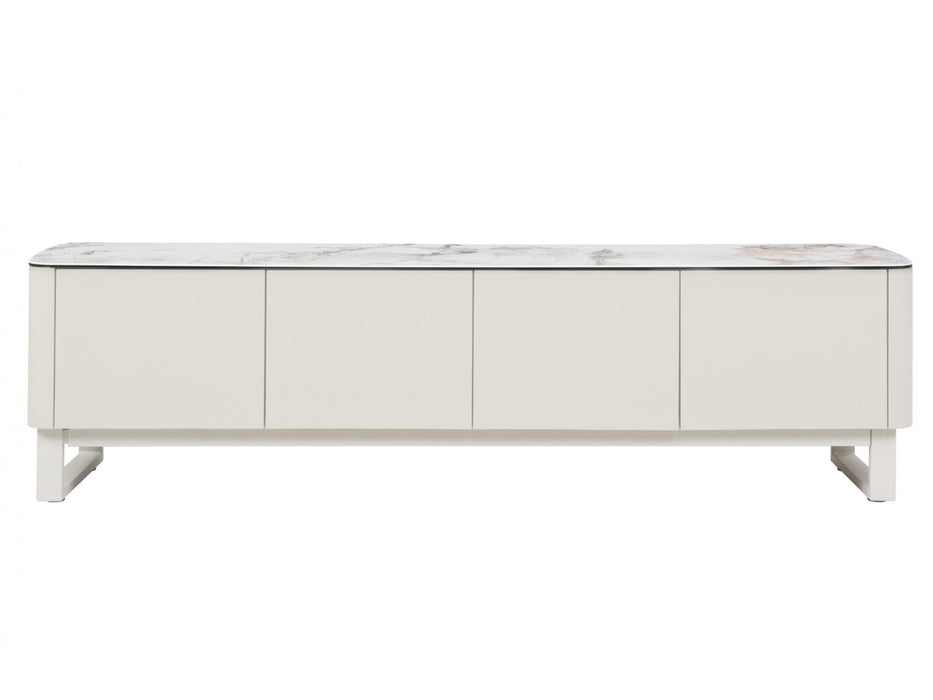 Merano TV Unit Milan White Marble