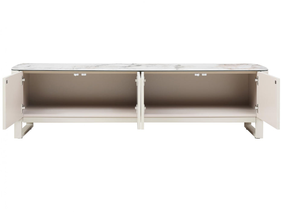 Merano TV Unit Milan White Marble