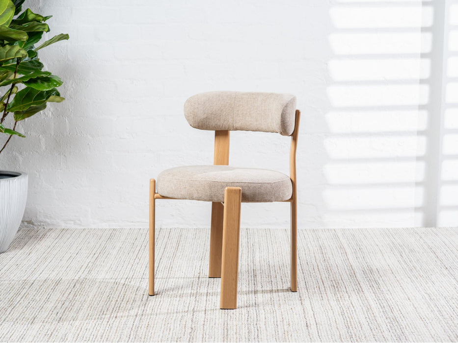 Carmine Dining Chair Beige (Set of 2)