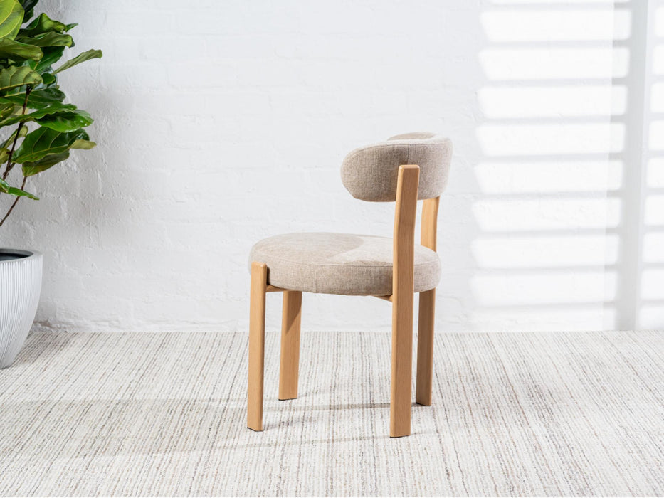 Carmine Dining Chair Beige (Set of 2)