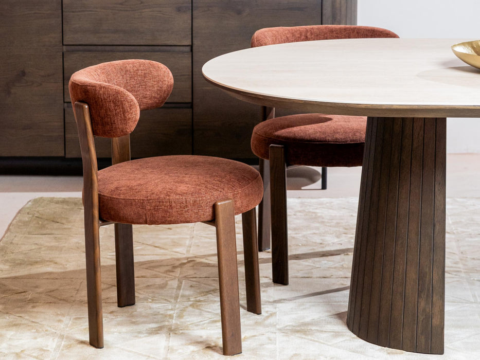Carmine Dining Chair Rust (Set of 2)