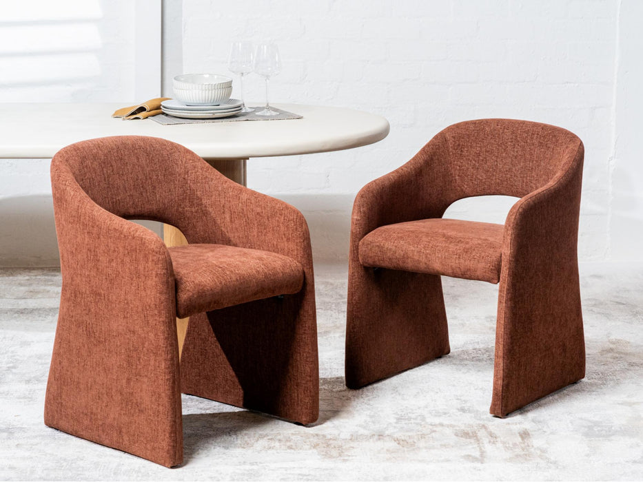 Centra Dining Chair Rust (Set of 2)