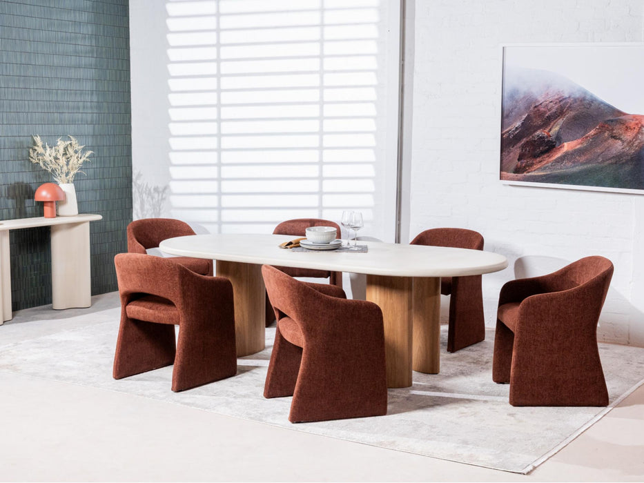 Centra Dining Chair Rust (Set of 2)