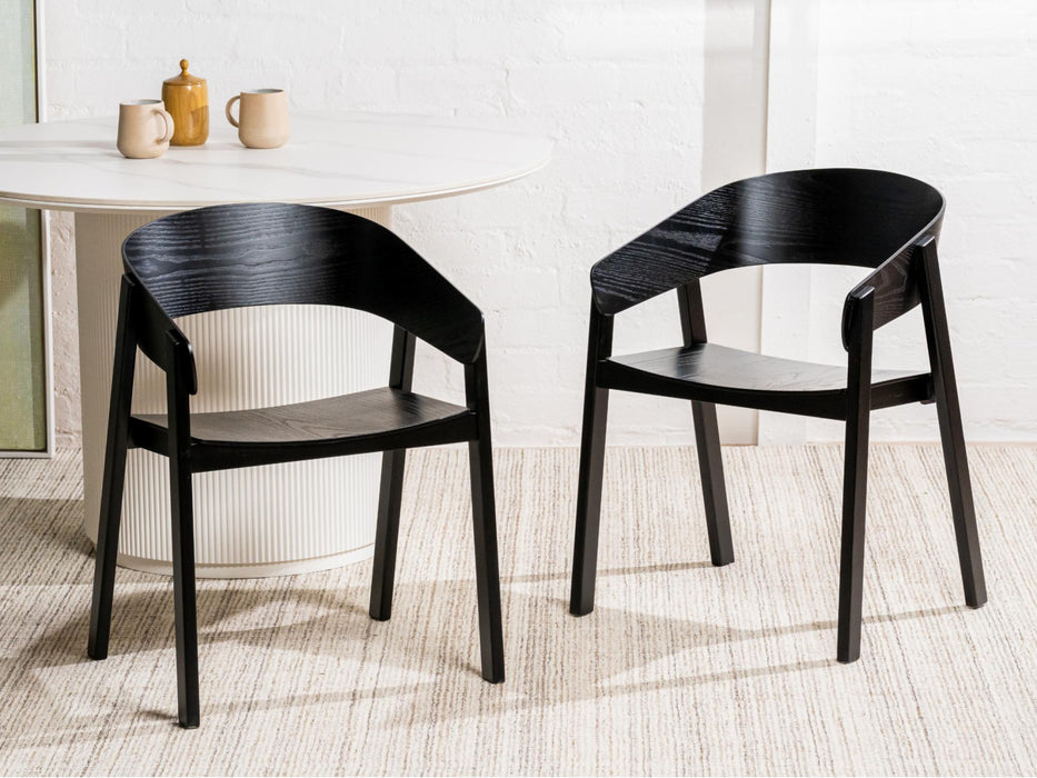 Henrik Dining Chair Black (Set of 2)