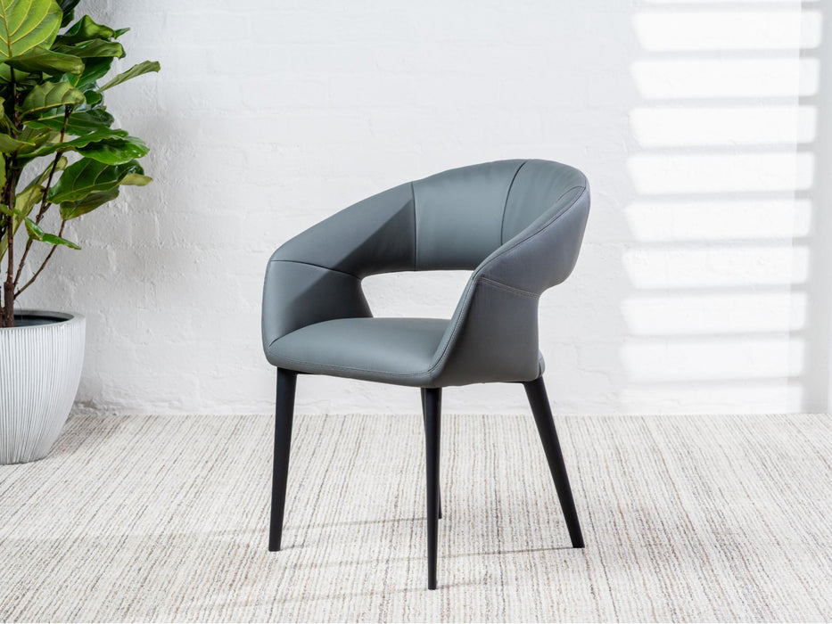 Loxley Dining Chair Charcoal (Set of 2)