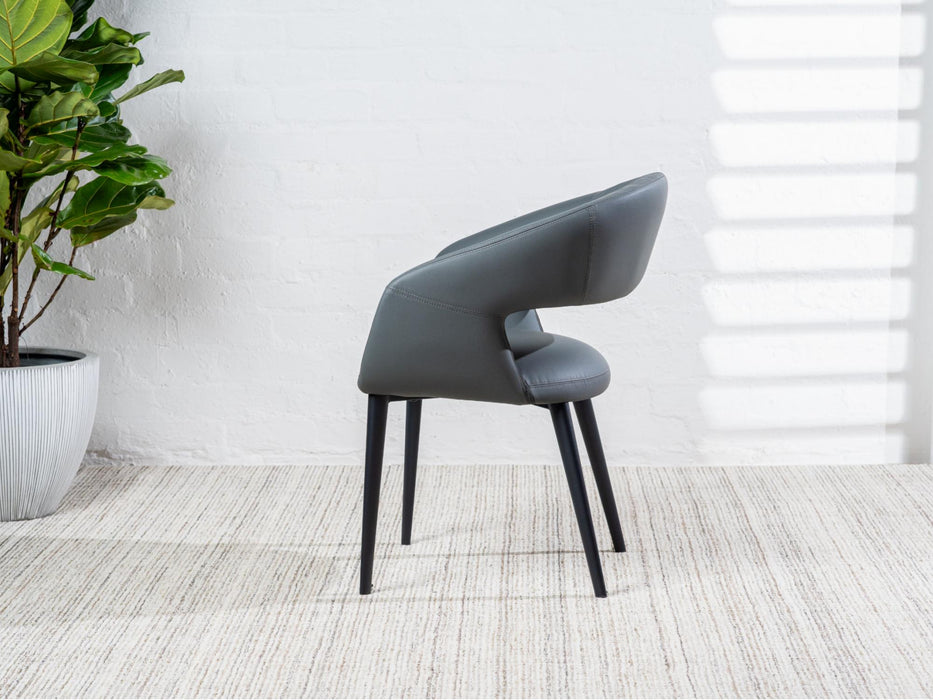 Loxley Dining Chair Charcoal (Set of 2)