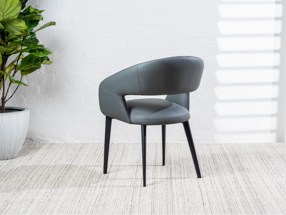 Loxley Dining Chair Charcoal (Set of 2)