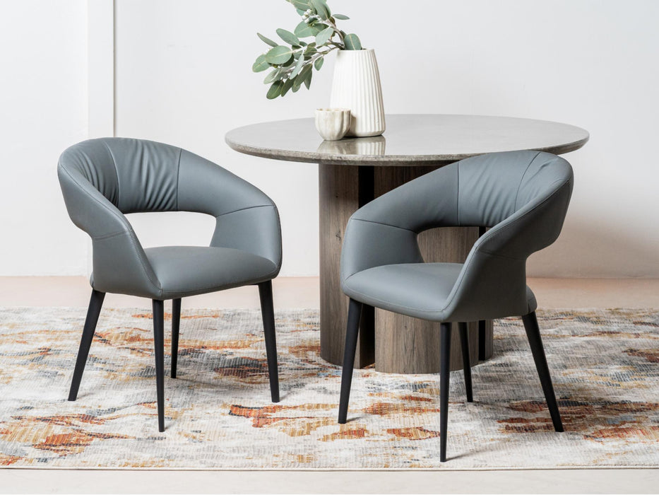 Loxley Dining Chair Charcoal (Set of 2)