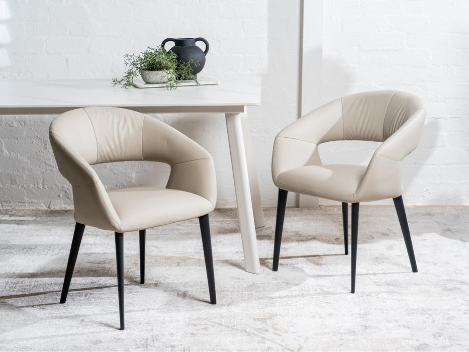 Loxley Dining Chair Beige (Set of 2)