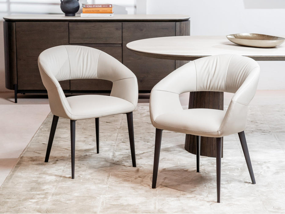Loxley Dining Chair Beige (Set of 2)