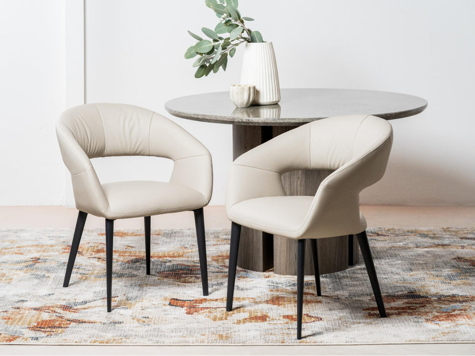 Loxley Dining Chair Beige (Set of 2)