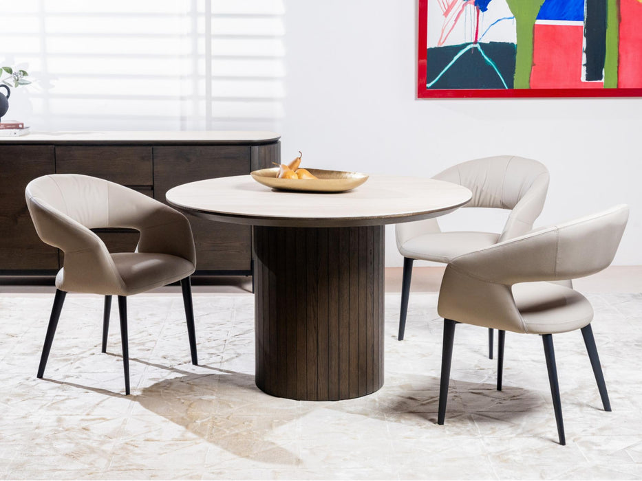 Loxley Dining Chair Beige (Set of 2)