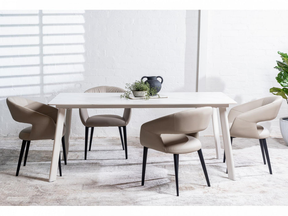 Loxley Dining Chair Beige (Set of 2)