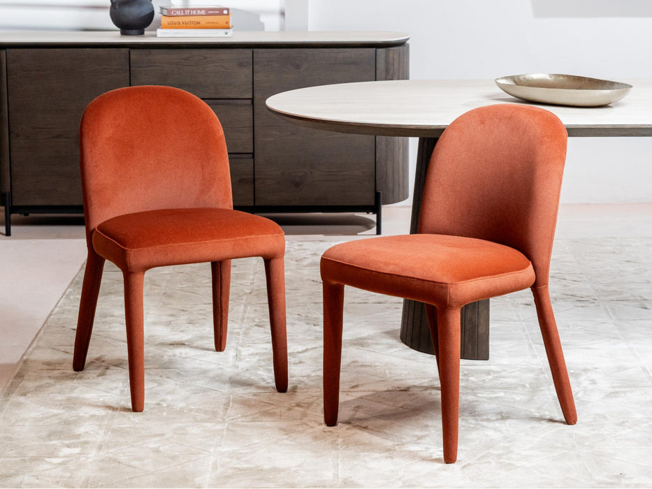 Onaro Dining Chair Rust (Set of 2)