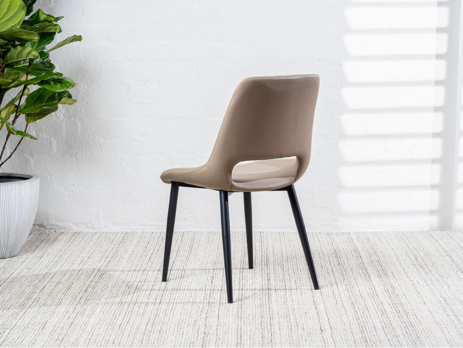 Vienro Dining Chair Taupe (Set of 2)