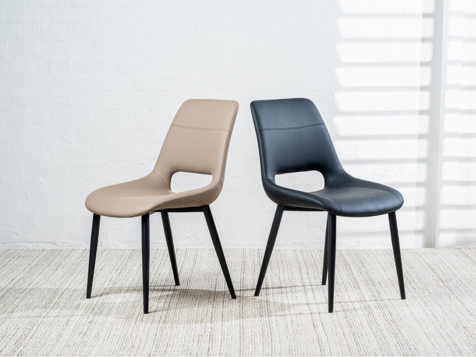 Vienro Dining Chair Taupe (Set of 2)