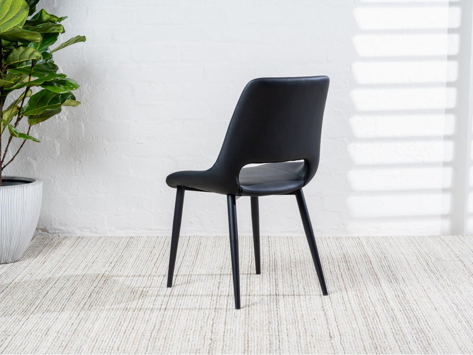 Vienro Dining Chair Black (Set of 2)