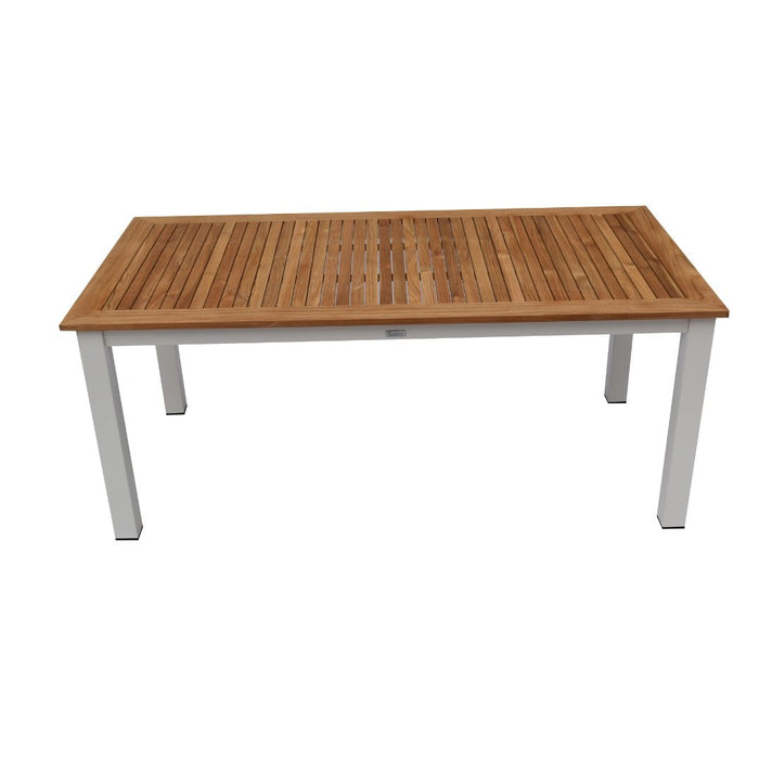 Florence 6 Seat Teak Outdoor Dining Table - Raffinata