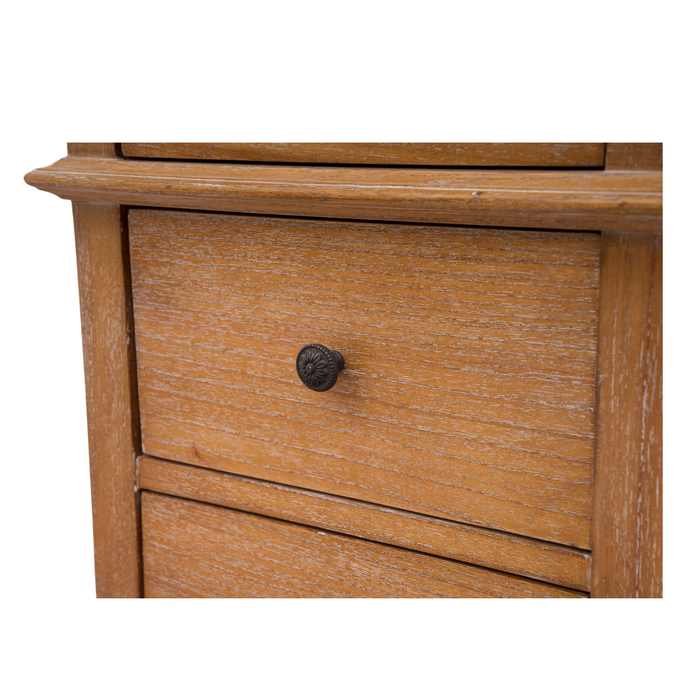 Augusta 3 Drawer Bedside Cabinet