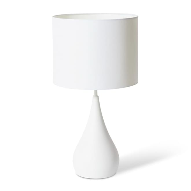 Trinity Table Lamp - White, 52cm (H)