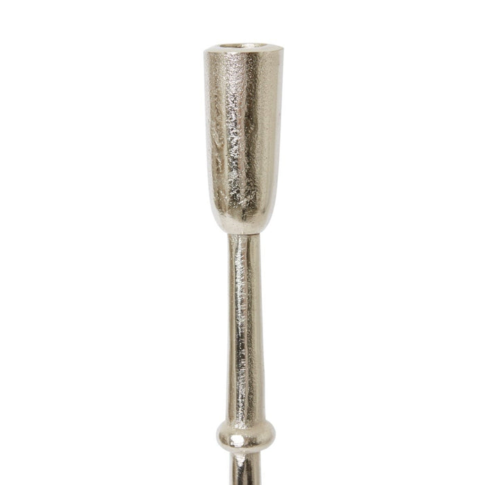 Isabella Candle Holder - Nickel, 69cm (H)