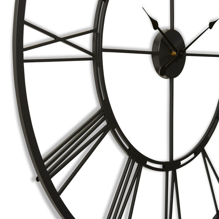 Kingston Wall Clock - Black, 101cm (H)