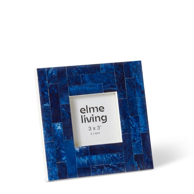 Emerson 3 x 3" Photo Frame - Blue, 11cm (H)