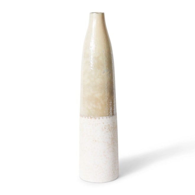 Delaine Vase - Beige, 60cm (H)