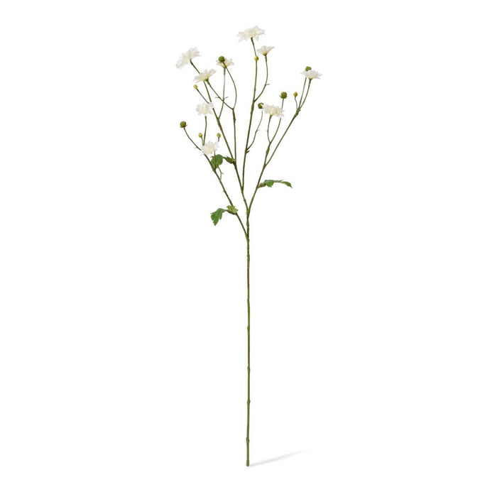 Dahlia Princess Spray Pack of 12 - White, 69cm (H)