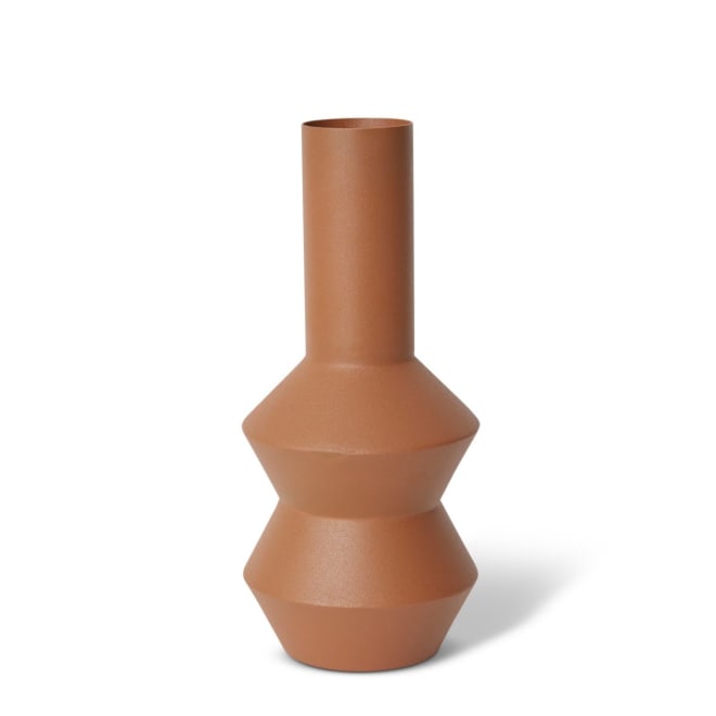 Jagger Tall Vase - Brown, 33cm (H)