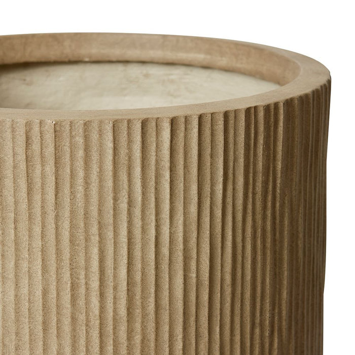 Tenesha Tall Fibrestone Plante - Brown