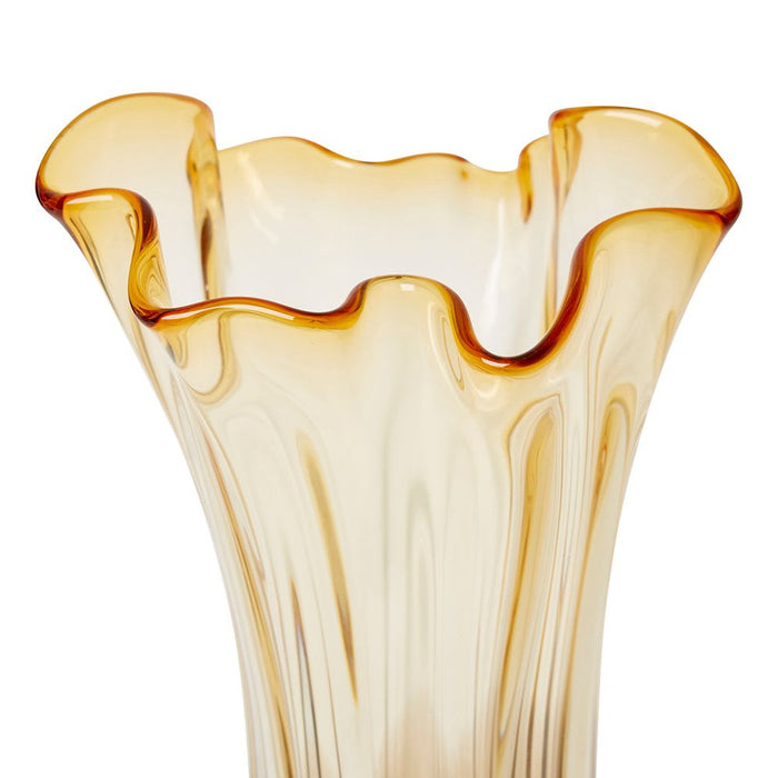 Timberly Vase - Amber, 40cm (H)