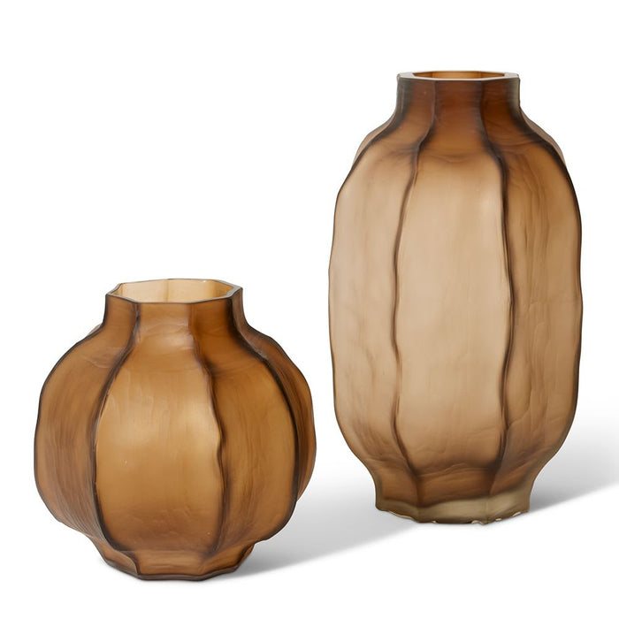 Rotimi Round Vase - Brown, 28cm (H)