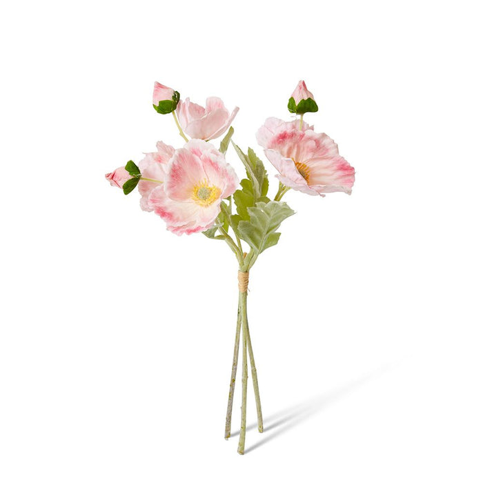 Poppy Bundle (RT) Pack of 12 - Soft Pink, 35cm (H)