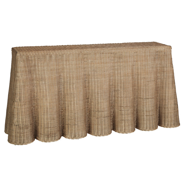 Willow Rattan Console