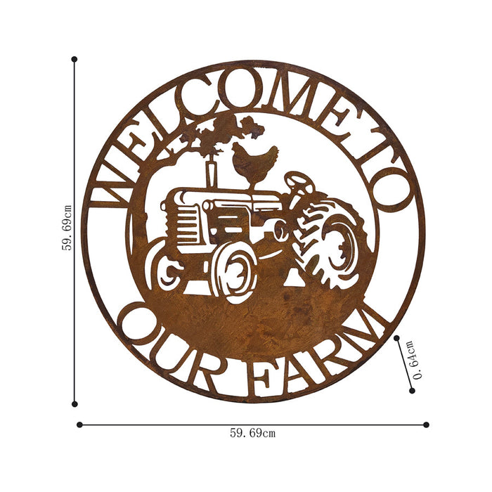 Welcome to Our Farm Laser-Cut Wall Art