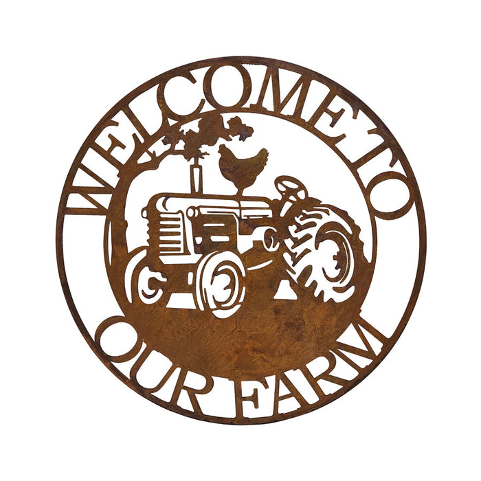 Welcome to Our Farm Laser-Cut Wall Art