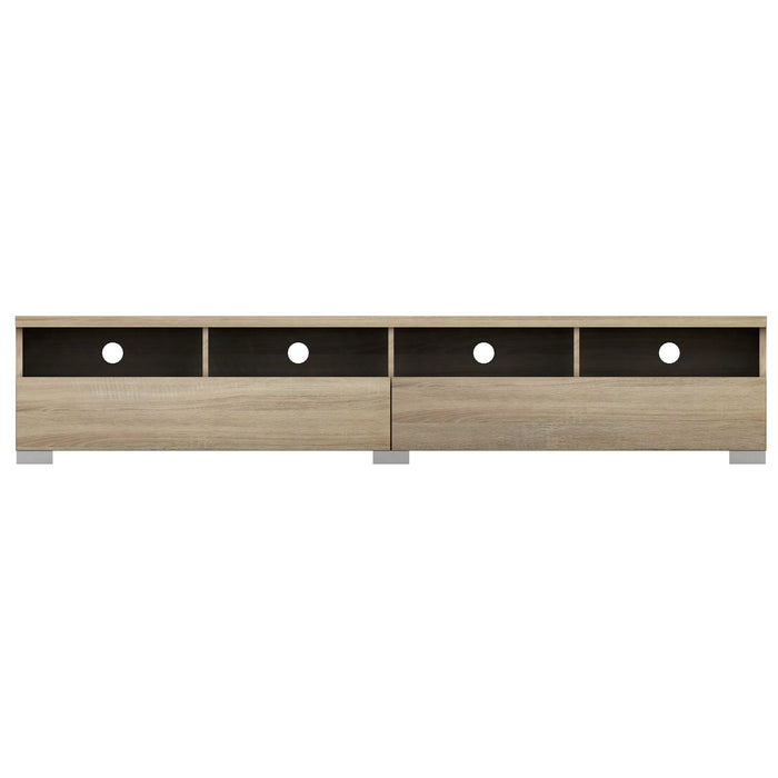 Elara 2 Drawer Entertainment Unit - Oak