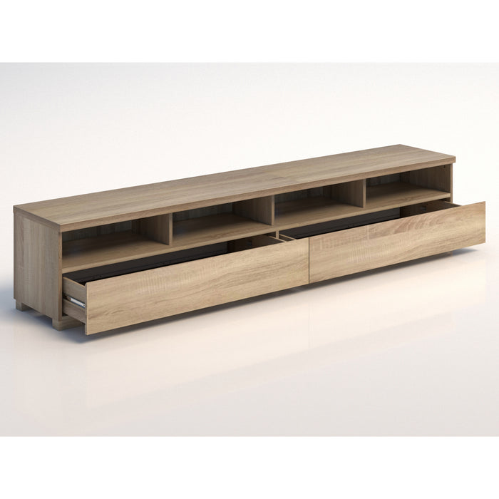Elara 2 Drawer Entertainment Unit - Oak