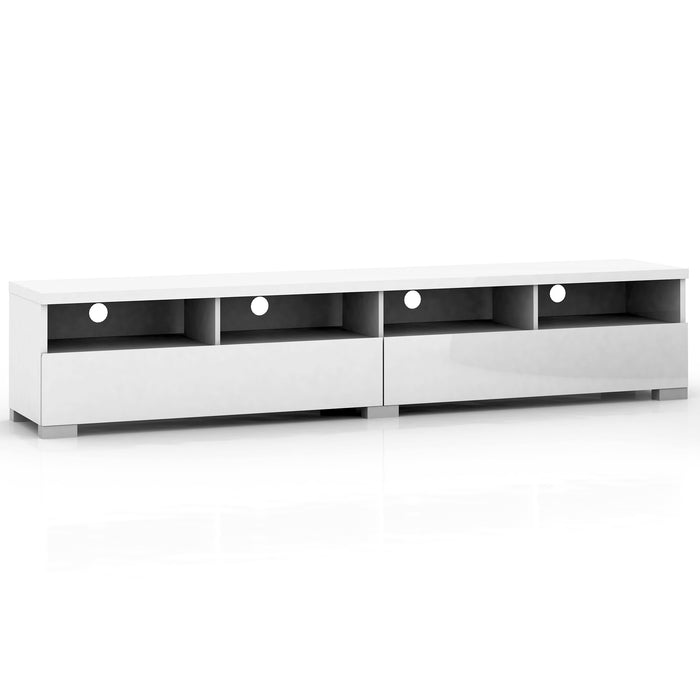 Elara 2 Drawer Entertainment Unit - White