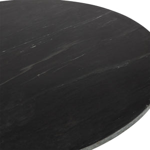 Vault Black Marble Side Table