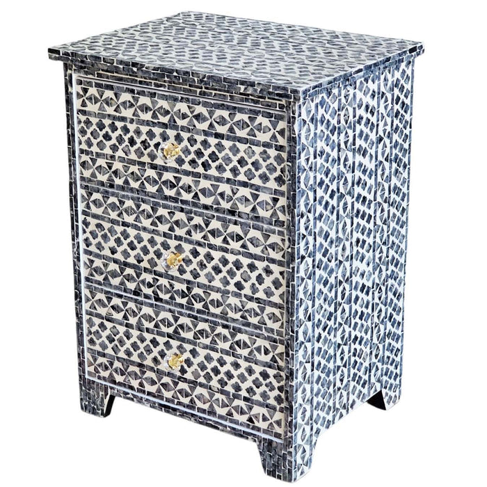 Santa Fe Shell Inlay Side Table