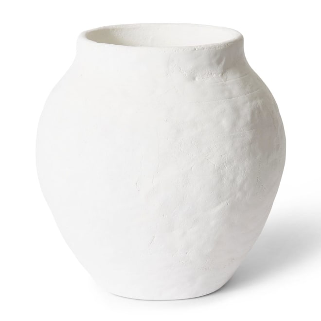Reagan Tall Pot - White, 29cm (H)