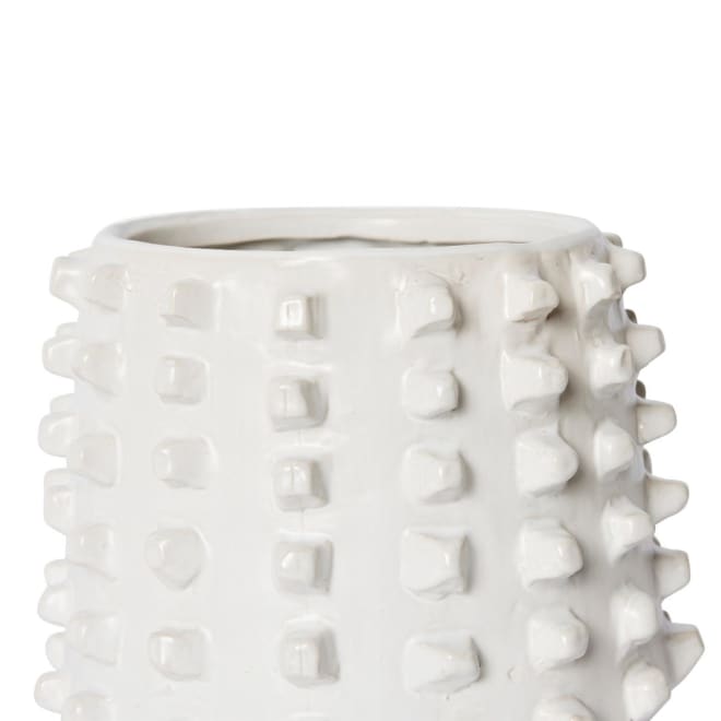 Juniper Pot - White, 22cm (H)